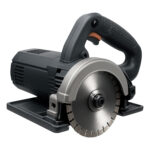 Handheld circular saw with diamond blade